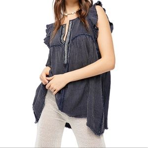 NWOT free people blue ridge top